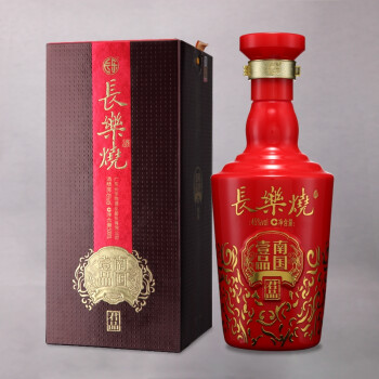 长乐牌（CHANGLEPAI）长乐烧南国一品君品45度 500ml 婚宴喜酒米香型白酒 单支