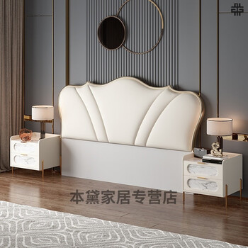 2022新款床头 两个床头柜 (款式备注) 其他