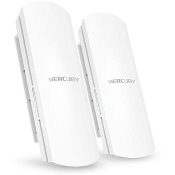 水星(MERCURY) 室外无线网桥套装1公里 监控专用wifi点对点远距离传输无线AP CPE MWB201套装 水星(MERCURY) 室外无线网桥套装1公里 监控专用wifi点对点远距离传输无线AP CPE MWB201套装