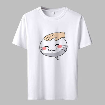 幔妲夏季短袖动漫t恤男火影忍者手游决斗场表情挑衅摸头动漫周边男学