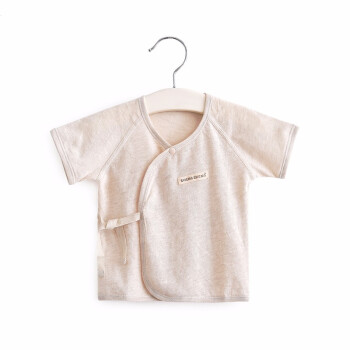 盛哲卡新生婴儿衣服夏季短袖上衣棉薄款0-3个月初生上衣夏装肚衣