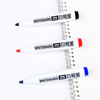 递乐 可擦易擦白板笔水性笔办公文具用品黑蓝红色10支/盒 33014混色 递乐 可擦易擦白板笔水性笔办公文具用品黑蓝红色10支/盒 33014混色