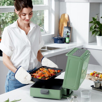 摩飞电器（Morphyrichards）小魔箱电烤箱 家用小型烘焙煎烤一体多功能台式烧烤机 MR8800