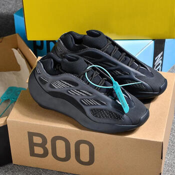 椰子鞋700v3过du男鞋极光蓝黑武士春季老爹鞋潮女鞋 700v3黑魂【蓝盒