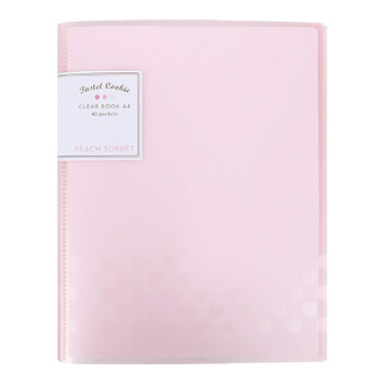 国誉(KOKUYO)A4资料册对折型文件夹淡彩曲奇学生试卷夹 粉色40袋内页 1个 WSG-CBCN40P 国誉(KOKUYO)A4资料册对折型文件夹淡彩曲奇学生试卷夹 粉色40袋内页 1个 WSG-CBCN40P