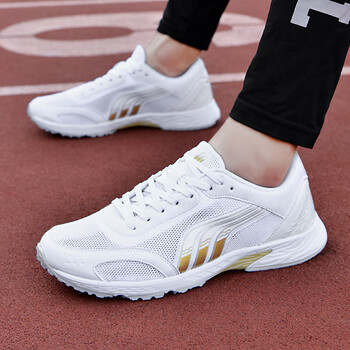 哥排球鞋男女体赛专用拔河运动鞋气排球鞋打乒乓球网球羽毛球鞋白色35