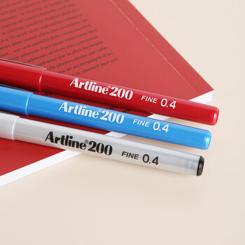 【开学必备】旗牌(Shachihata)Artline 糖果色炫彩笔 学生考试作业书写 防水针管笔 0.4mm 红 EK-200N 【开学必备】旗牌(Shachihata)Artline 糖果色炫彩笔 学生考试作业书写 防水针管笔 0.4mm 红 EK-200N