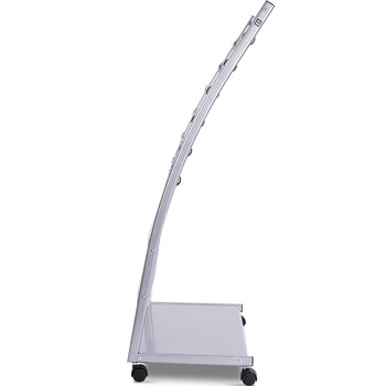 得力(deli)9303 报刊架杂志架 图书馆报夹 办公室置物架书架报夹架广告宣传册资料展示架海量型 灰色 单个装