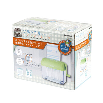 仲林(Nakabayashi)桌面手摇碎纸机小型粉碎机办公家用迷你碎纸机快速粉碎作业文件 绿色 NSH-S01GN 仲林(Nakabayashi)桌面手摇碎纸机小型粉碎机办公家用迷你碎纸机快速粉碎作业文件 绿色 NSH-S01GN