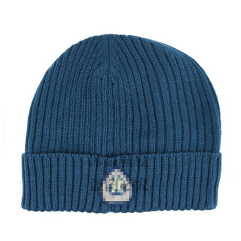 冬地勤针织帽防寒保暖羊毛针织帽冬季加厚棉蓝色地勤帽大号60cm头围