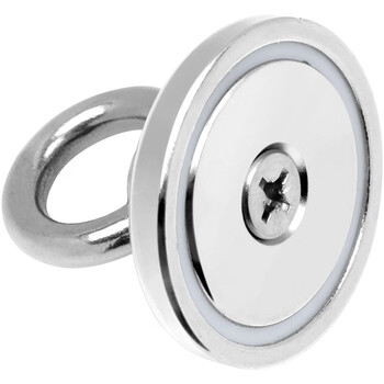 DSB(迪士比)强磁吸铁石磁铁强力打捞专用圆形吸铁石钕铁硼吊环吸盘河道户外打捞神器直径42mm 1个装 DSB(迪士比)强磁吸铁石磁铁强力打捞专用圆形吸铁石钕铁硼吊环吸盘河道户外打捞神器直径42mm 1个装