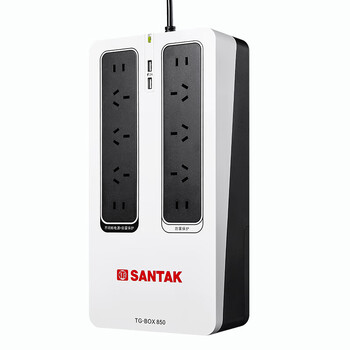 山特（SANTAK） UPS不间断电源 TG-BOX850 850VA/510W静音设计自动识别NAS后备式电源
