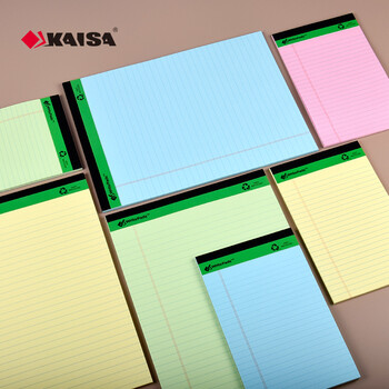 凯萨(KAISA)A4拍纸本彩色内页 50张上翻记事本legalpad笔记本子4本装KS10386 凯萨(KAISA)A4拍纸本彩色内页 50张上翻记事本legalpad笔记本子4本装KS10386