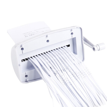 仲林(Nakabayashi)桌面手摇式碎纸机小型粉碎机办公家用迷你碎纸机快速粉碎作业文件 白色 NSH-S01WH 仲林(Nakabayashi)桌面手摇式碎纸机小型粉碎机办公家用迷你碎纸机快速粉碎作业文件 白色 NSH-S01WH