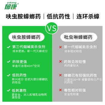 郁康蟑螂药呋虫胺12粒*1盒全窝强力端特效虫卵双杀一窝除杀蟑螂贴家用