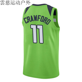 滕讯体育nba全19新赛季太阳队11号克劳福德球衣森林狼球迷复古版篮球