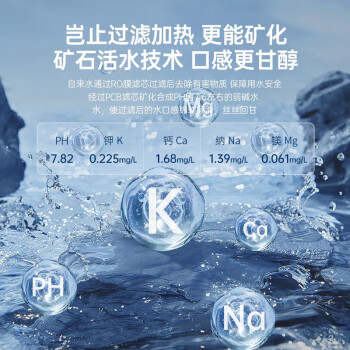 西屋（Westinghouse）净饮机家用台式免安装净饮水直饮机RO反渗透外置纯水壶净水器C5白色矿化富锶