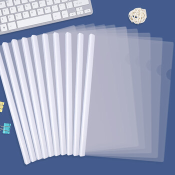 西玛（SIMAA）10只A4/15mm加厚抽杆夹文件夹资料夹简历夹报告夹试卷夹产检插页收纳办公用品文具 6078