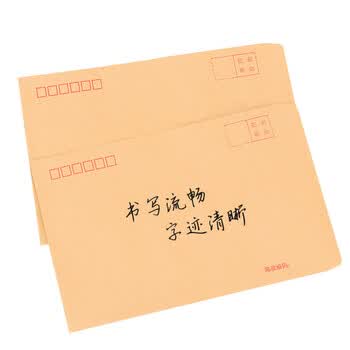 泰档100个信封邮局标准信封85g牛皮纸5号DL信封220*110mm经济型TC01004