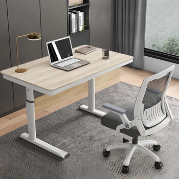 笛央新款升降桌学习桌居家办公升降电脑桌站立书桌学生写字桌游戏桌台