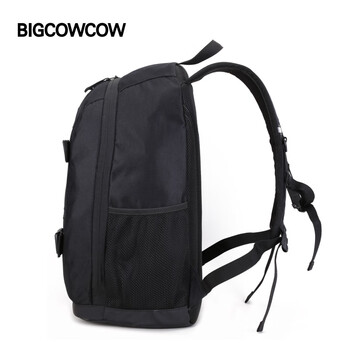 BIGCOWCOW双肩包男大容量防泼水旅行背包高中大学生书包 绿色 生日礼物