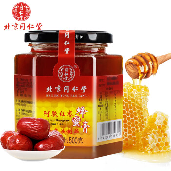 同仁堂 阿胶红枣蜂蜜膏 荆条蜂蜜 阿胶 红枣蜂蜜膏500g