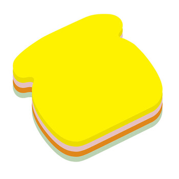 N次贴(STICKN)160张4色可爱造型便利贴异形便签纸百事贴记事贴70*70mm 电话形33002