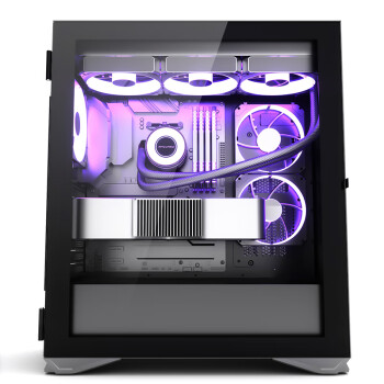 爱国者（aigo）YOGO M2 PRO 钛灰色   游戏鞋盒电脑机箱  E-ATX/ATX主板/兼容30系显卡/360冷排/可竖装显卡