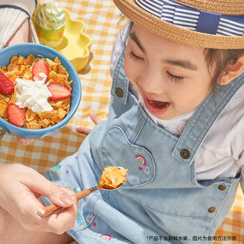 家乐氏（Kellogg）进口香甜玉米片300g/盒富含多种维生素儿童即食麦片早餐零食