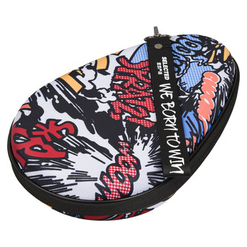 莹恋WINION严选 乒乓球拍套拍包葫芦型 涂鸦硬壳硬质乒乓球包拍袋子