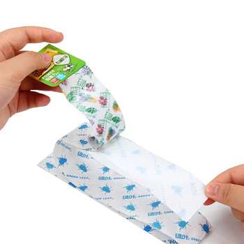 绿叶粘蝇条粘苍蝇彩带 粘飞虫挂条30条装JD3001 绿叶粘蝇条粘苍蝇彩带 粘飞虫挂条30条装JD3001