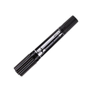 三木(SUNWOOD)效率王系列 10支装黑色 大双头油性记号笔 物流绘画速干型记号笔 P2