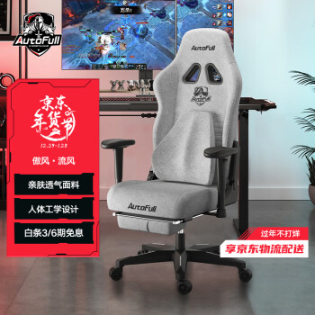 傲风（AutoFull） C3 电竞椅人体工学椅电脑椅子办公椅游戏椅老板椅 C3-传说(灰色)1589.00元