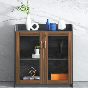 卡奈登 办公室茶水柜 木质办公文件柜板式档案柜矮柜餐边柜 办公资料