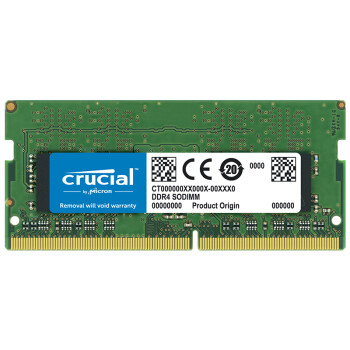 Crucial英睿达 8GB DDR4 3200频率 笔记本内存条 美光（原镁光）原厂颗粒 AI电脑配件