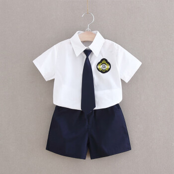 吉卡龙儿童校服夏季幼儿园园服短袖格子套装中小学生班服大班毕业照