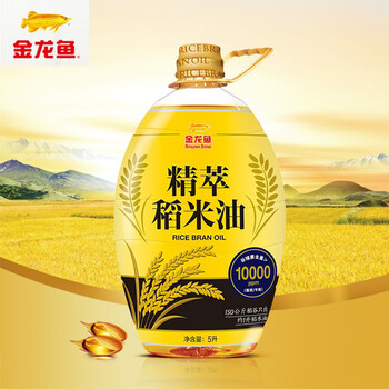 金龙鱼 食用油谷维素稻米油 精萃稻米油5l