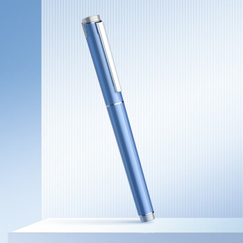 英雄（HERO）臻系列【臻尚】宝珠笔  签字精装笔座礼盒男女学生毕业生日0.5mm冰川蓝JD