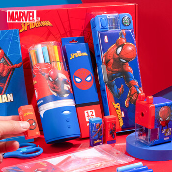 迪士尼(Disney)文具套装 小学生文具大礼包学习用品礼盒1-3年级儿童生日伴手礼男孩 蜘蛛侠DM24943A 迪士尼(Disney)文具套装 小学生文具大礼包学习用品礼盒1-3年级儿童生日伴手礼男孩 蜘蛛侠DM24943A