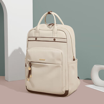 高尔夫（GOLF）双肩包女14/15/16英寸笔记本电脑包商务出差旅行背包书包送女友