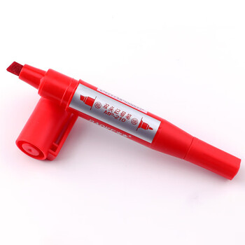 宝克(BAOKE)MP210 油性粗细双头记号笔物流笔 红色 12支/盒 宝克(BAOKE)MP210 油性粗细双头记号笔物流笔 红色 12支/盒