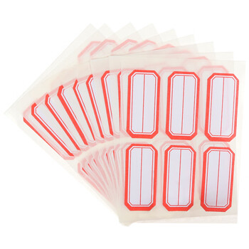 西玛(SIMAA)60枚23*49mm标签贴纸口取纸 不干胶自粘性标贴6枚/张 10张/包学生办公文具8455