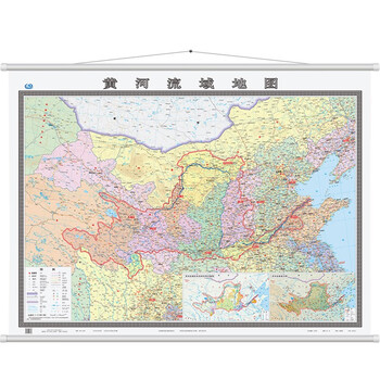 1米 双面覆膜 政区交通旅游地形 高清正版 办公室家用客厅 中国地图