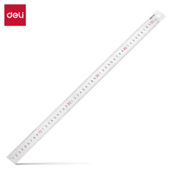 得力(deli)50cm不锈钢直尺 测量绘图刻度尺子 带公式换算表 办公用品 8464 得力(deli)50cm不锈钢直尺 测量绘图刻度尺子 带公式换算表 办公用品 8464