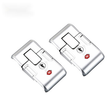 密码箱锁配件铝框行李箱锁扣按压皮箱通用式锁扣旅行箱通用锁钥匙扣锁