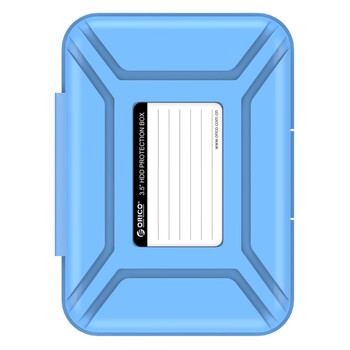 奥睿科（ORICO）3.5英寸硬盘收纳保护盒 防潮/防震/耐压台式机硬盘保护套保护包 带标签 五色套装PHX35-5C