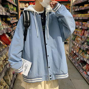 (男式青少年年轻人春秋款个性衣服)  m男靓仔个性帅气网红同款外套