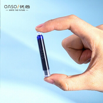 【开学必备】优尚（OASO）钢笔墨囊 毕加索旗下X201 60支量贩装 2.6mm口径 学生钢笔墨水笔墨囊 可替换大包装 蓝色