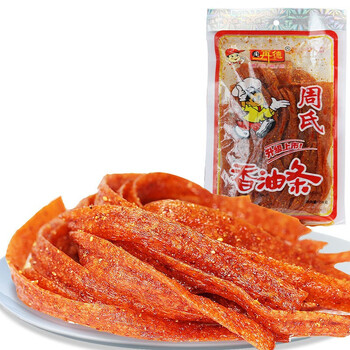 玖纹豹周再德(zhouzaide) 周氏香油条148g 休闲零食 辣条辣片湖南特产