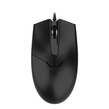 双飞燕（A4TECH）OP-550SU 有线鼠标  轻音笔记本台式电脑办公家用便携鼠标 USB接口 黑色